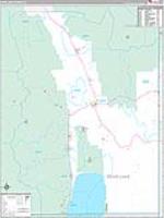 Bear Lake, Id Carrier Route Wall Map